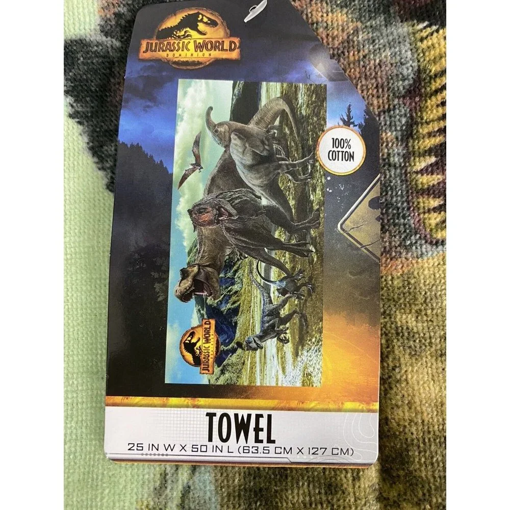Jurassic World Dominion Beach Towel 25